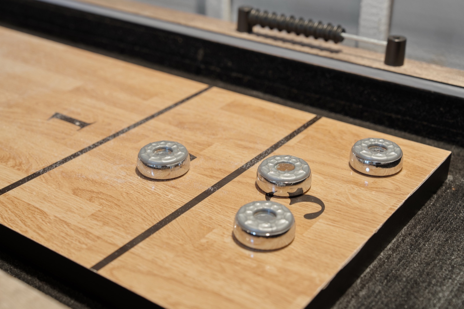 Hideaway Hollow shuffleboard table