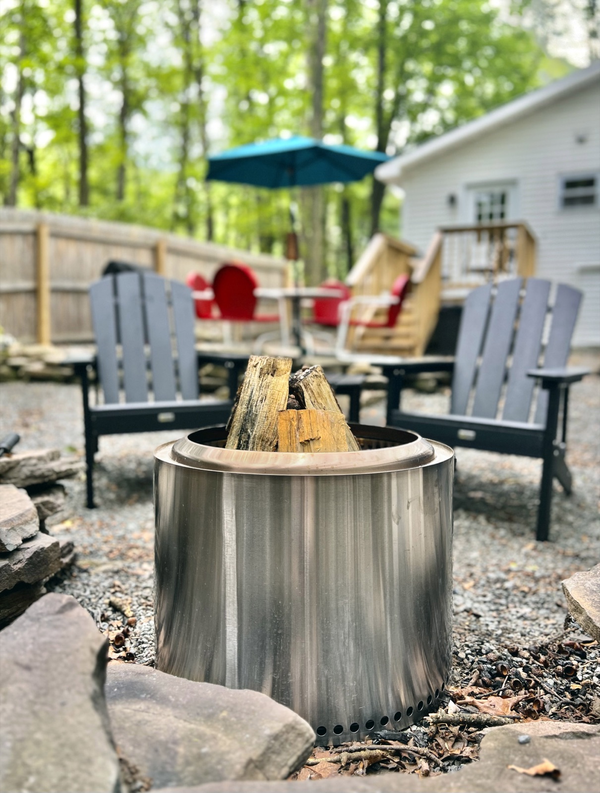 Sailing Skies Cottage fire pit